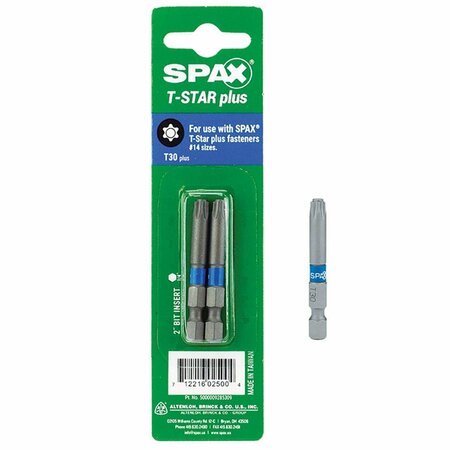 SPAX 2 in. T-30 Drill & Driver Bit Steel, 10PK 5028494